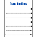 Trace the Lines Basic Strokes Workbook