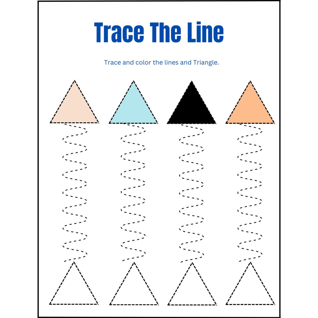 Trace the Lines Basic Strokes Workbook