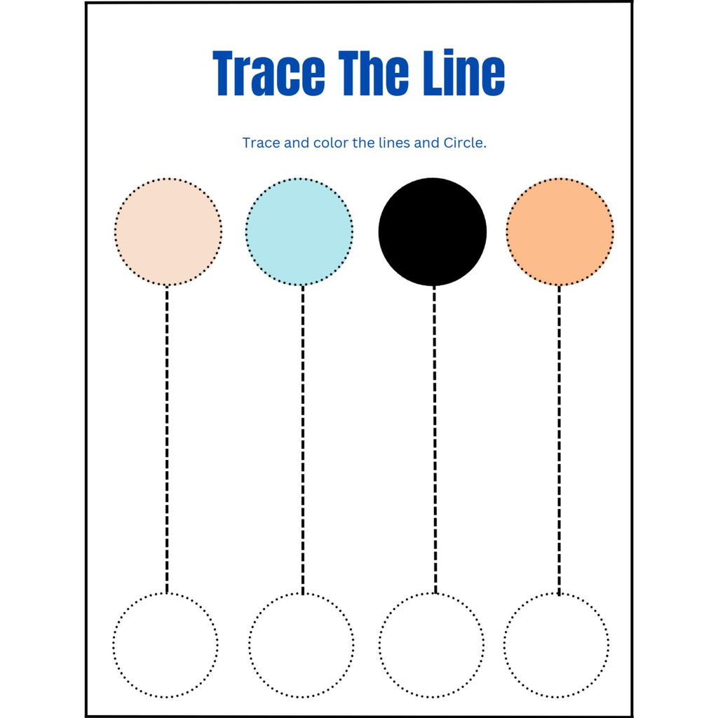 Trace the Lines Basic Strokes Workbook