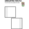 Trace the Lines Complete the Picture Workbook