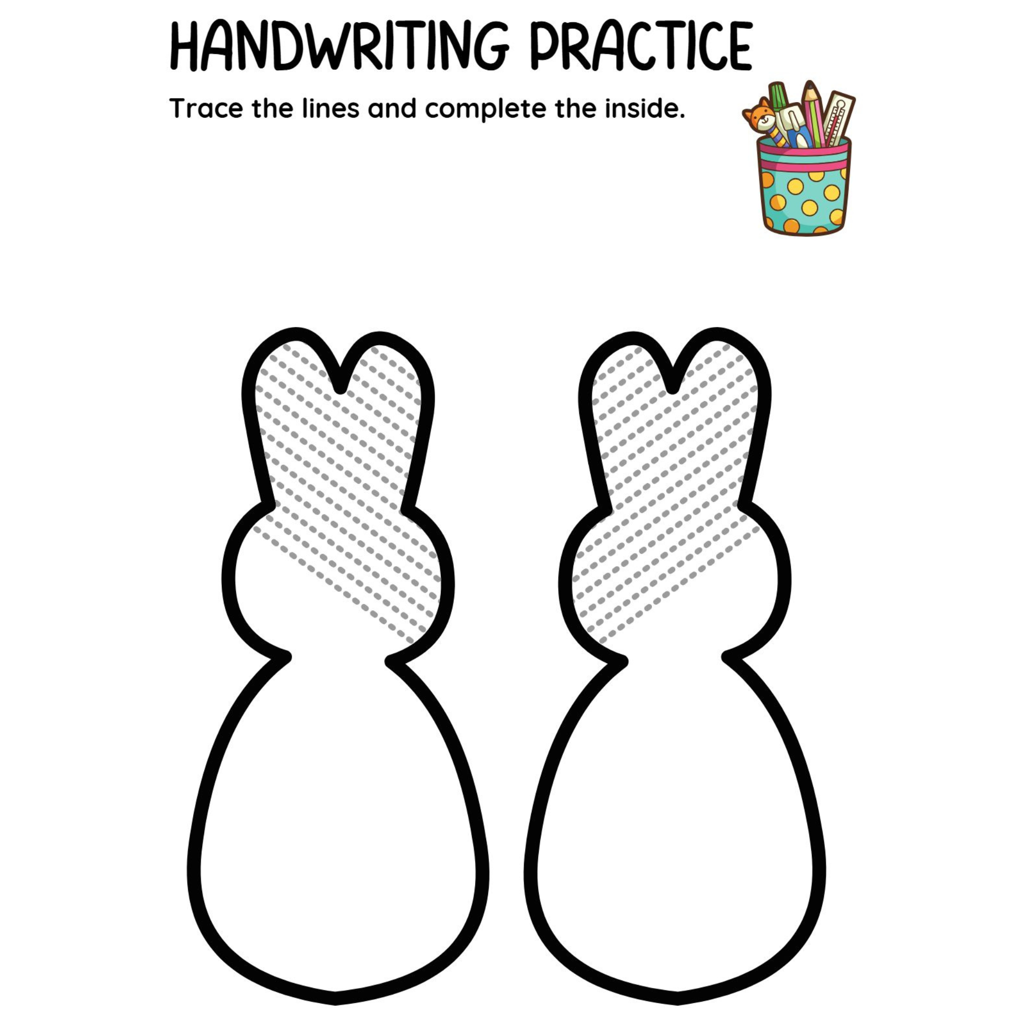 Trace the Lines Complete the Picture Workbook