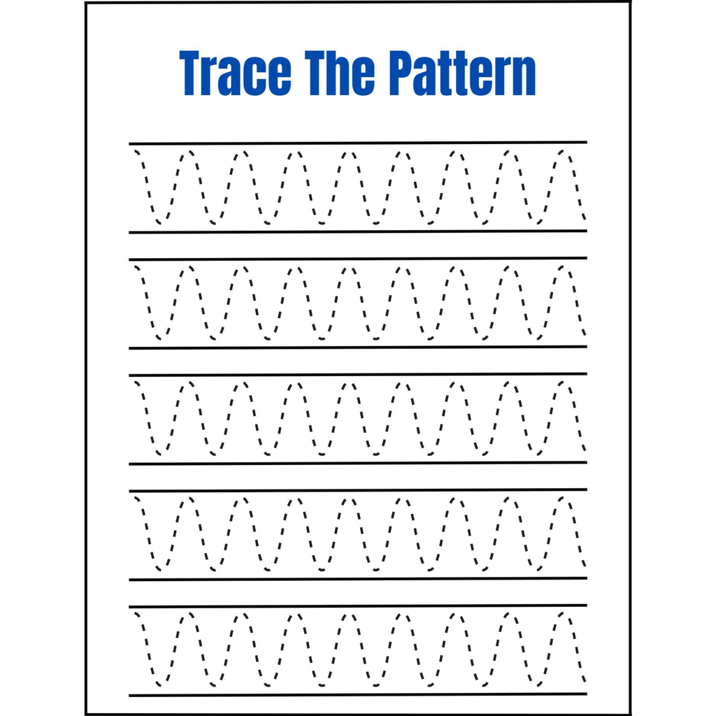 Trace the Pattern Prewriting Workbook
