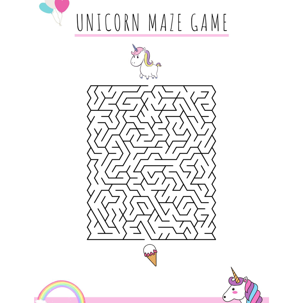 Unicorn Games Activity Pack