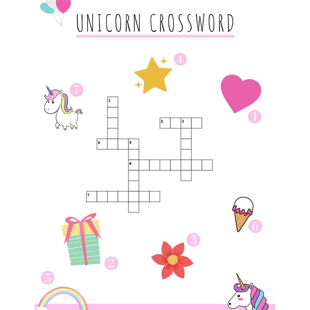 Unicorn Games Activity Pack