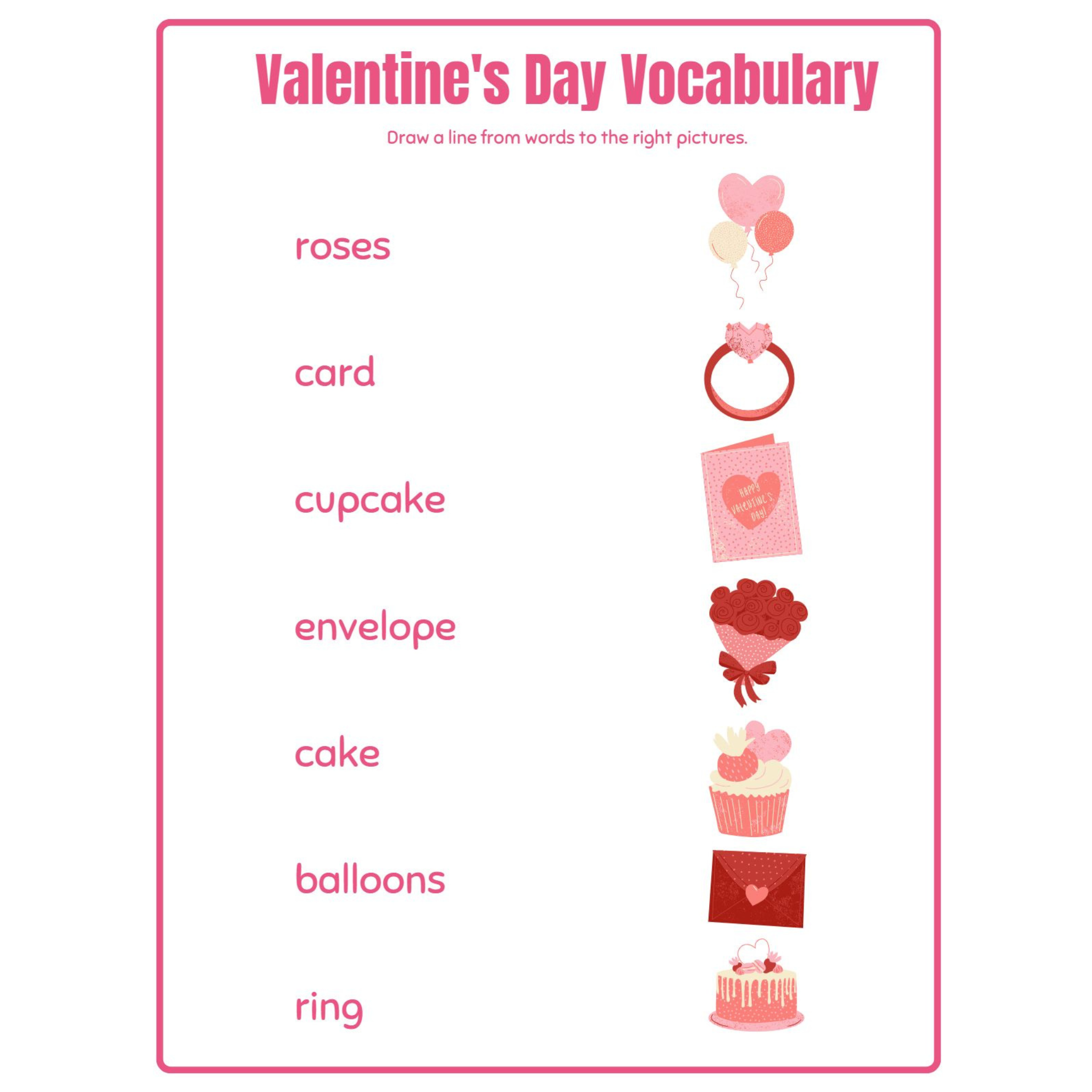 Valentine's Day Activity Book for Kids