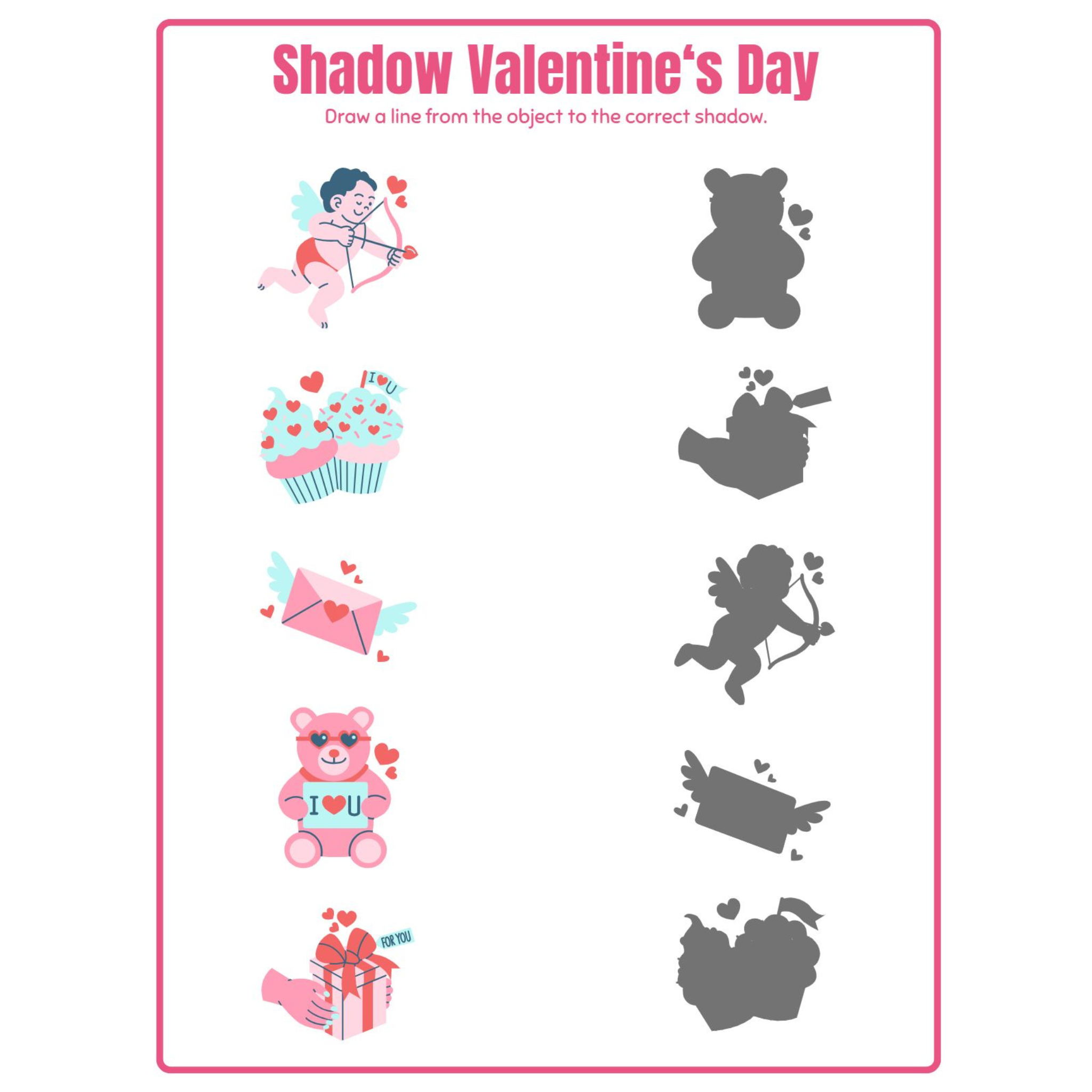 Valentine's Day Activity Book for Kids
