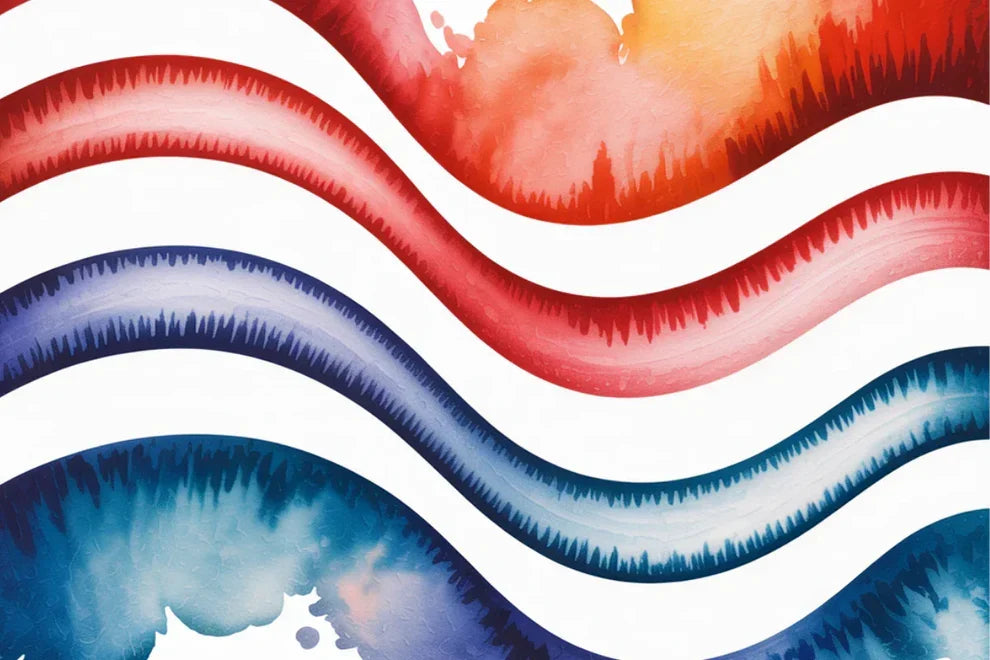 Patriotic red white and blue digital paper bundle digital product.