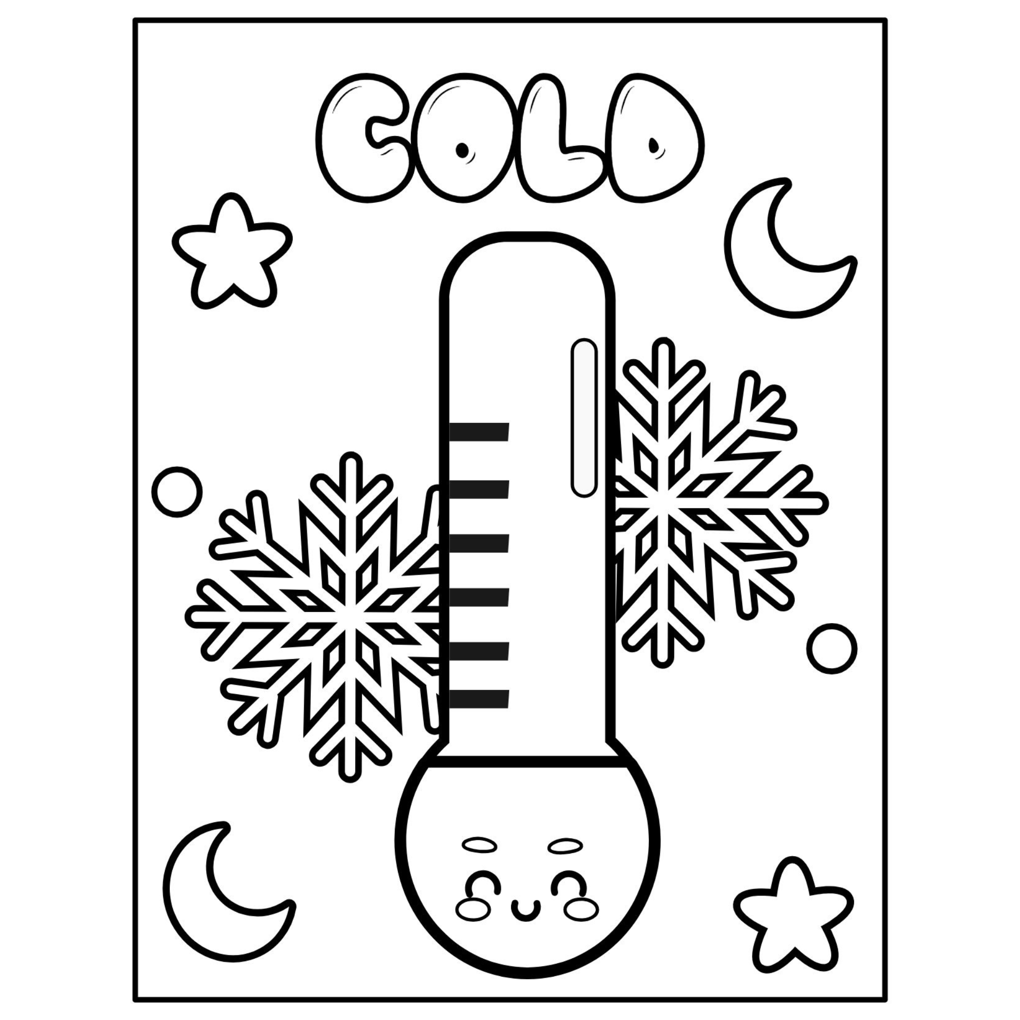 Weather Coloring Pages for Kids