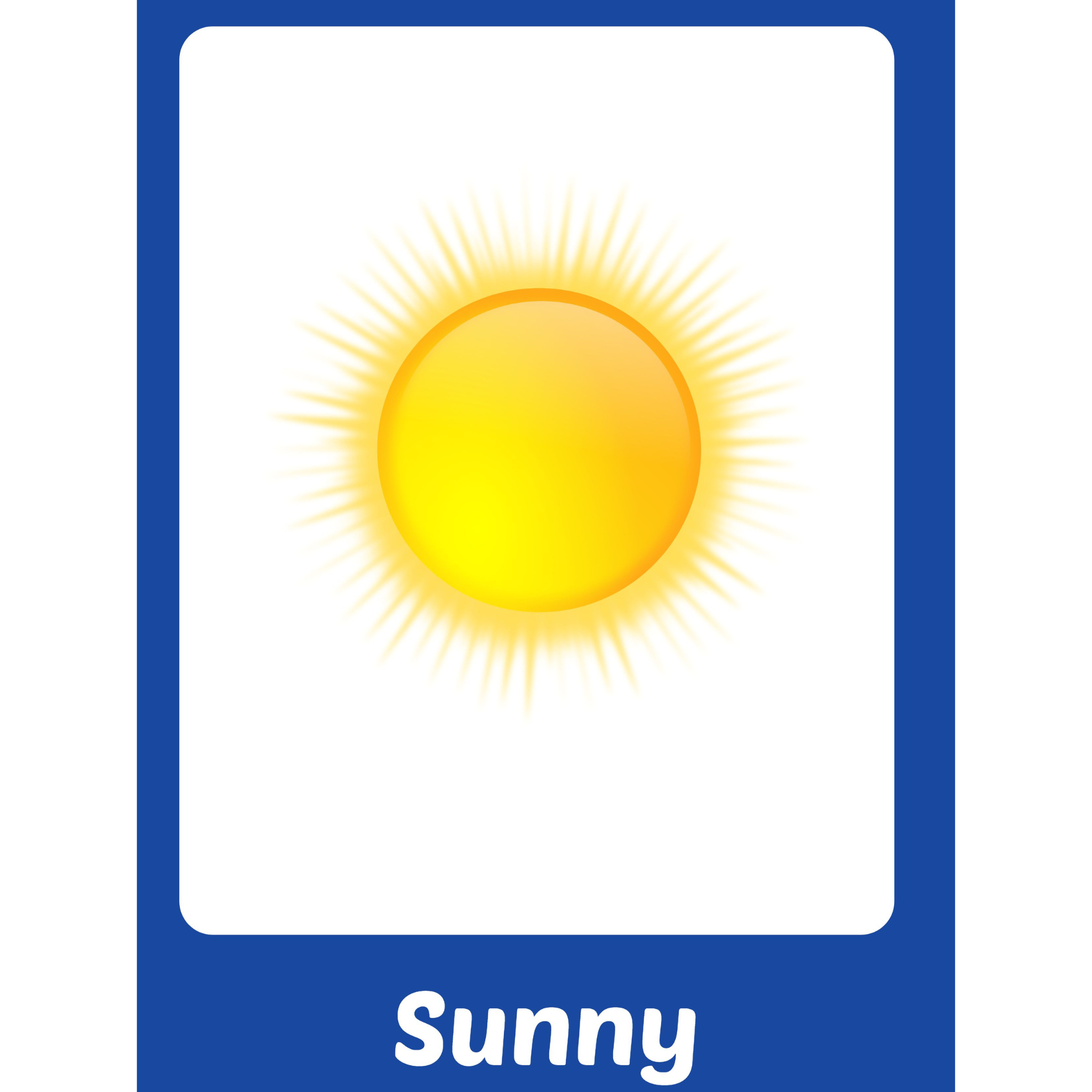 Weather Flashcards for Kids